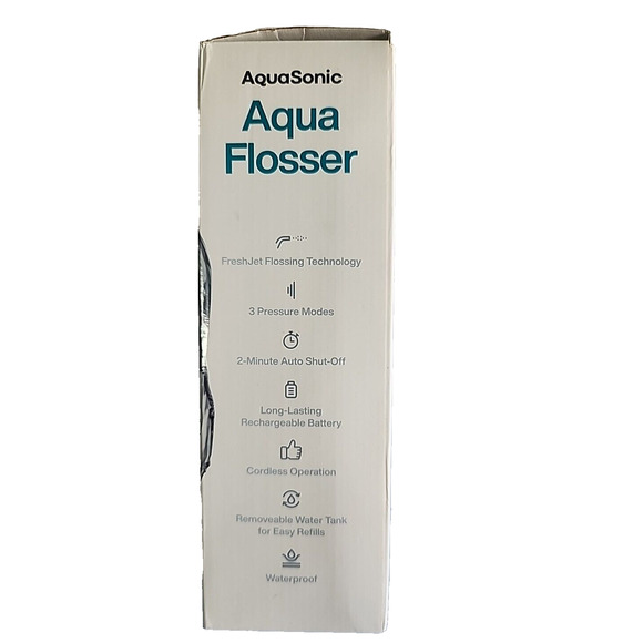 AquaSonic Aqua Flosser - Cordless Rechargeable Water Flosser for Teeth - Picture 3 of 3